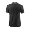 MEN'S TEAM II COTTON TENNIS POLO - BLACK