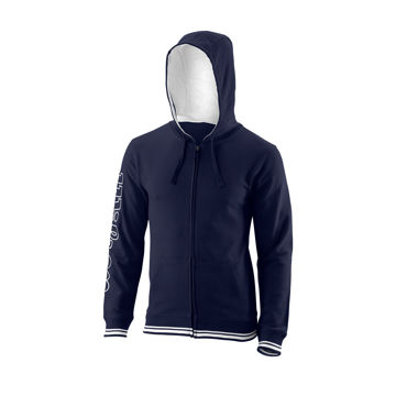 MEN'S TEAM II FZ TENNIS HOODY - TEAM NAVY