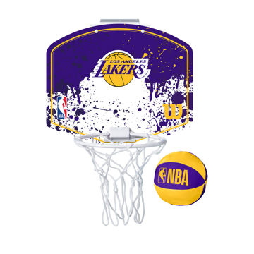 Shop Wilson NBA Team Los Angeles Lakers Basketball Mini Hoop