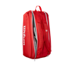 Wilson Super Tour Red 9 Pack Tennis Bag