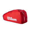 Wilson Super Tour Red 6 Pack Tennis Bag