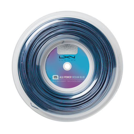Shop Wilson ALU Power Ocean Blue 125 Tennis String - Reel