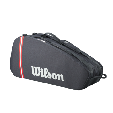 Shop the Wilson Tour 6 Pack Racket Tennis Bag 2025 Black