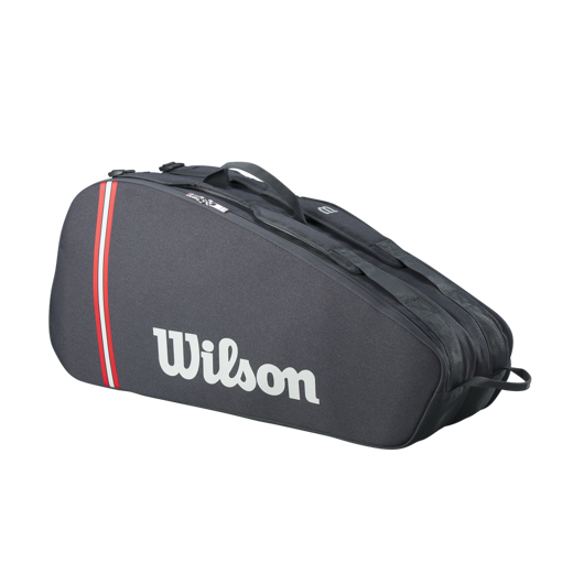 Shop the Wilson Tour 6 Pack Racket Tennis Bag 2025 Black
