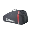 Shop the Wilson Tour 6 Pack Racket Tennis Bag 2025 Black
